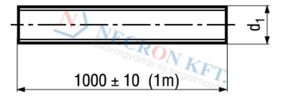 Menetes szár 1 méter (DIN975-MŰA1-0025)