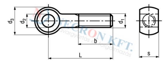 Szemes csavar (DIN444B-A40-0035)