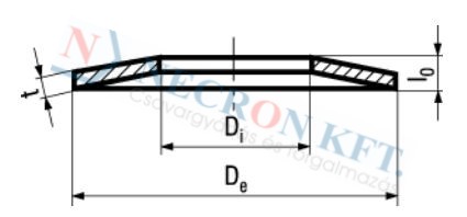 Tányérrugó alátét (DIN2093-CPL-0045)