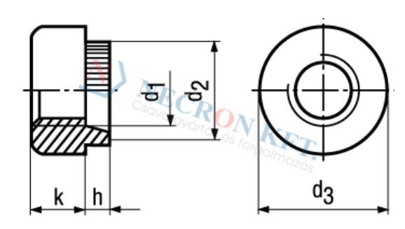 Besajtolható anya Anchor ARB (NCN196-ZN00-0170)