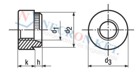 Besajtolható anya Anchor Minarb (NCN197-ZN00-0020)