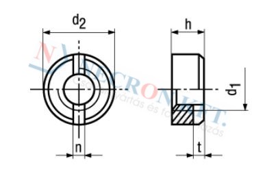 Hornyos anya (DIN546-ZN00-0015)