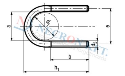 U-bilincs (DIN3570A-ZN-0005)