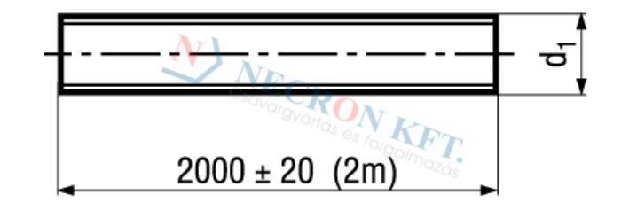 Menetes szár 2 méter (DIN975-A22M-0015)