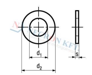 Lapos alátét (DIN125-ALUM-0030)