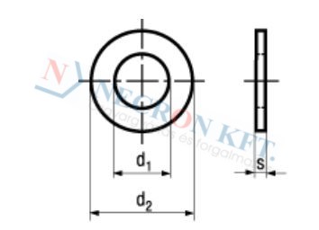 Lapos alátét nagy kivitel (NCN714-PL00-0015)