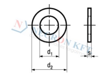 Lapos alátét (DIN126-ZN00-0035)