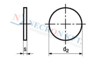 Furat nélküli alátét (NCN741-ZN00-0045)