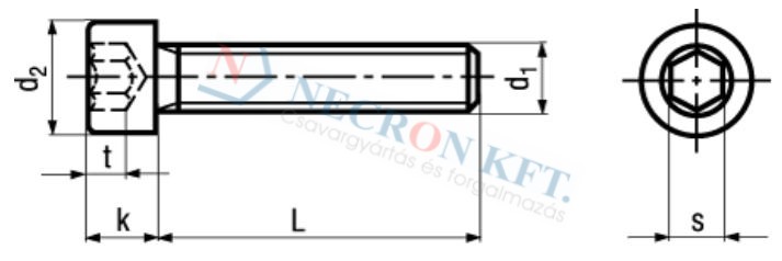 Hg.Bkny csavar tövigmenetes (DIN912-12PL-0225)