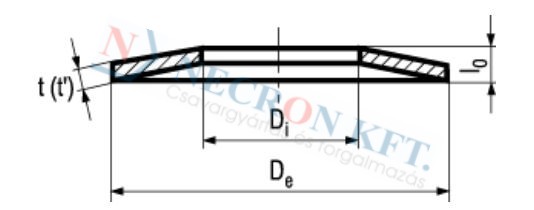 Tányérrugó alátét normál (NCN806-PL00-0150)