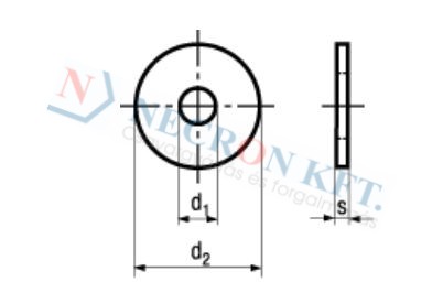 Fakötésű alátét (DIN440-ZN00-0030)